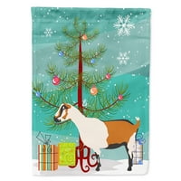 Carolines Treasures BB9247CHF Alpine Goat Christmas Flag Canvas Размер на къщата голям, многоцветен