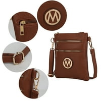 Колекция Медина Веган кожа дамска чанта, функционална чанта за рамо чанта от Миа к-пютър