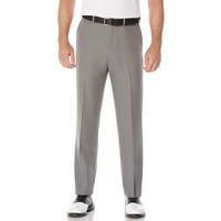 Мъжки плоски предни голф панталони с разширяем колан