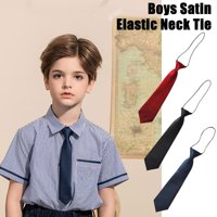 Предварително обвързани връзки за деца момчета деца цвят еластична каишка за вратовръзка вратовръзка официална сватба Училищен