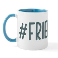 Cafepress - Hashtag приятелство - унция керамична чаша - новост чаена чаша за кафе