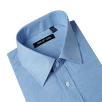 Мъжка редовно годни риза дълъг ръкав Изпълнение Бизнес случайни Оксфорд рокля риза за мъже
