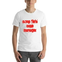 Comp Field Case Manager Кали стил с къс ръкав памучна тениска от неопределени подаръци