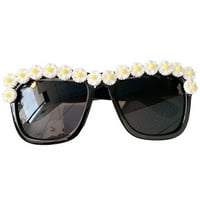 Кръгли слънчеви очила anti-UV дълъг служебен живот смола цвете кръгли слънчеви очила за открито
