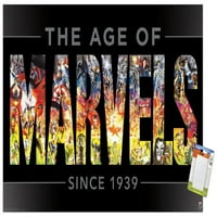 Марвел комикс - Марвел 80-та годишнина-възраст на чудесата плакат за стена, 22.375 34
