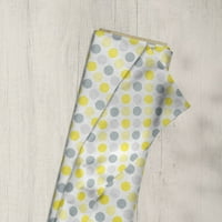 Крепежни елементи 42 памук фланел сладки точки шиене & Занаятчийски Плат ярда от болта, жълто