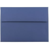 Хартия и плик пликове, 1 4, тъмно синьо, на опаковка
