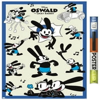100 -годишнина на Disney - Oswald The Lucky Rabbit Wall Poster, 22.375 34