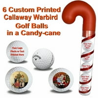 Персонализирани топки за голф ПК в бонбони-тръстика опаковка