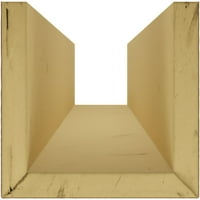 Екена мелница 12 в 4 х 14 ' Л 3-странична пясъкоструйна Ендуратанова таванна греда, естествен златен дъб